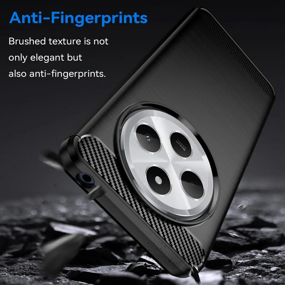 Stylische und elegante Handyhülle für Xiaomi Redmi 14C in Carbonoptik