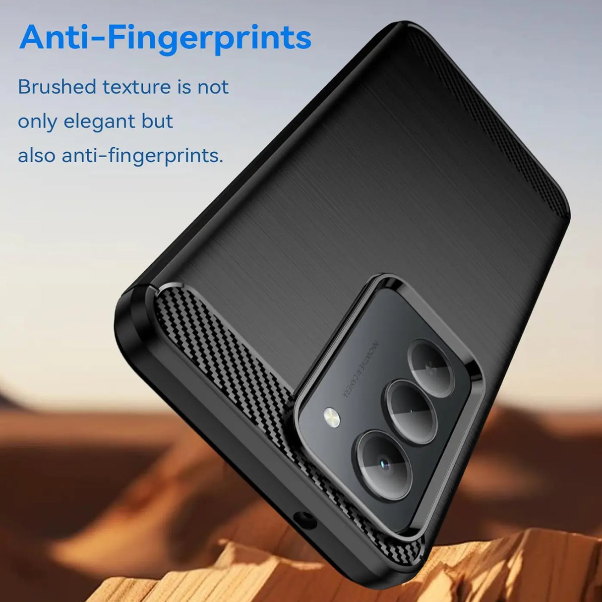 Stylische und elegante Handyhülle für Xiaomi Redmi 15 4G/5G in Carbonoptik