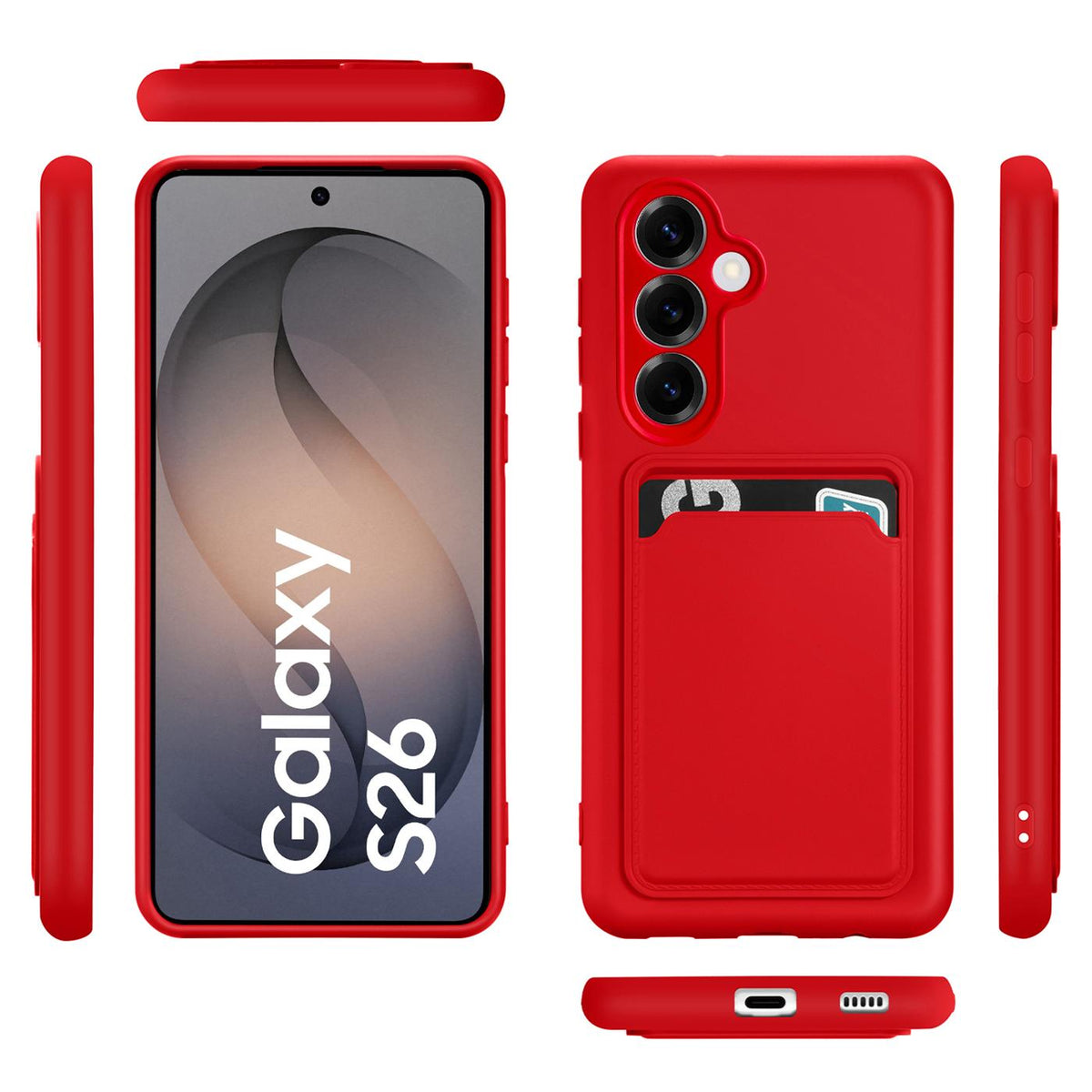 Samsung Galaxy S26 - Slim Hülle mit Kartenfach