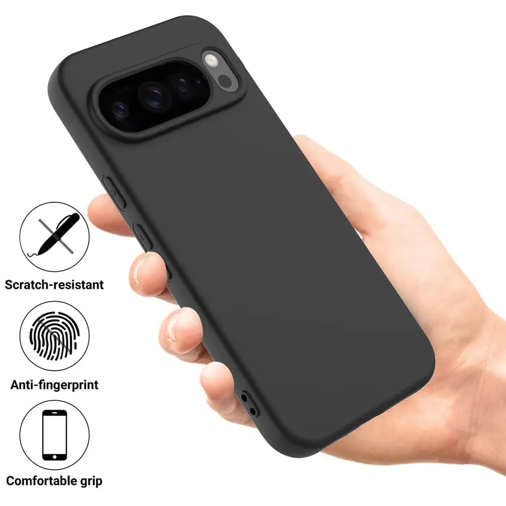 Flexible und sichere TPU Handyhülle für Google Pixel 10 Pro XL in Schwarz