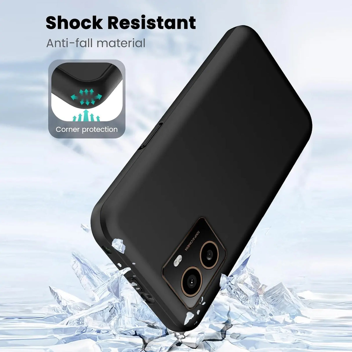 Flexible und sichere TPU Handyhülle für HMD Pulse / Pulse PRO / Pulse+ in Schwarz