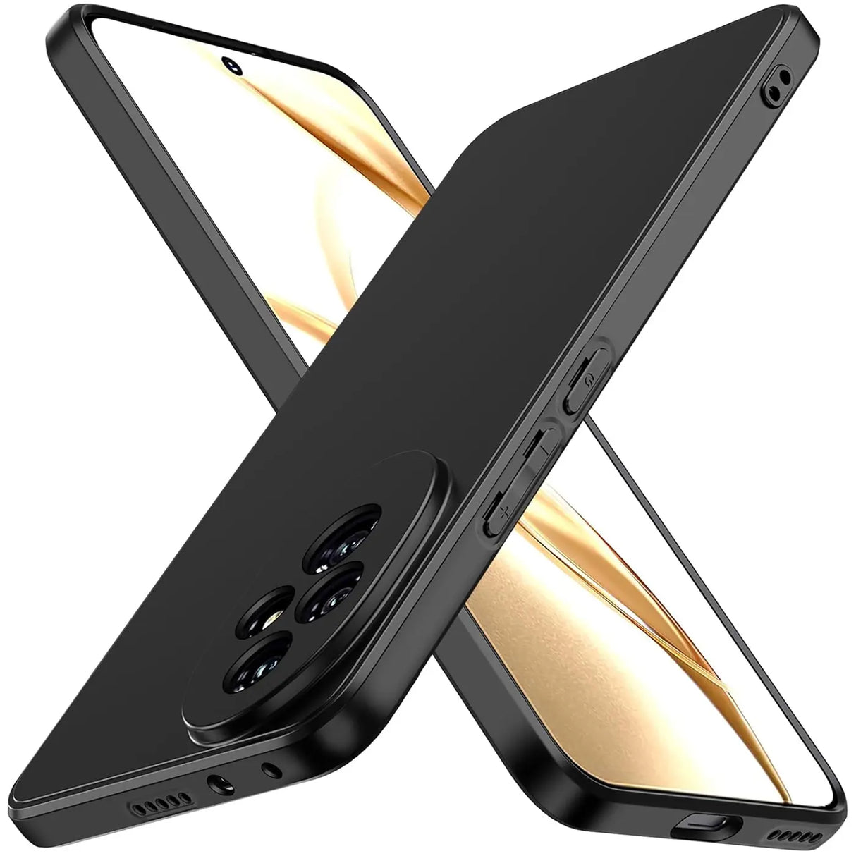 Flexible und sichere TPU Handyhülle für Honor 200 Pro in Schwarz