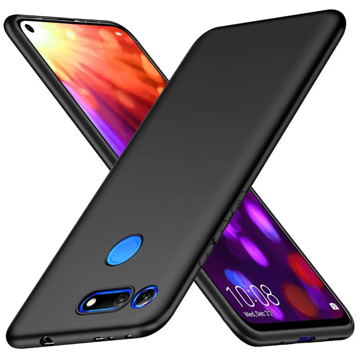 Flexible und sichere TPU Handyhülle für Honor View 20 in Schwarz