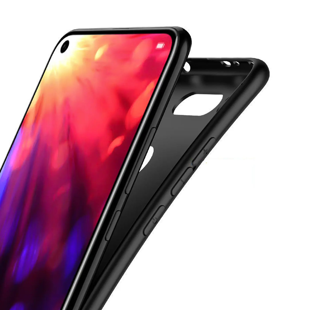 Flexible und sichere TPU Handyhülle für Honor View 20 in Schwarz