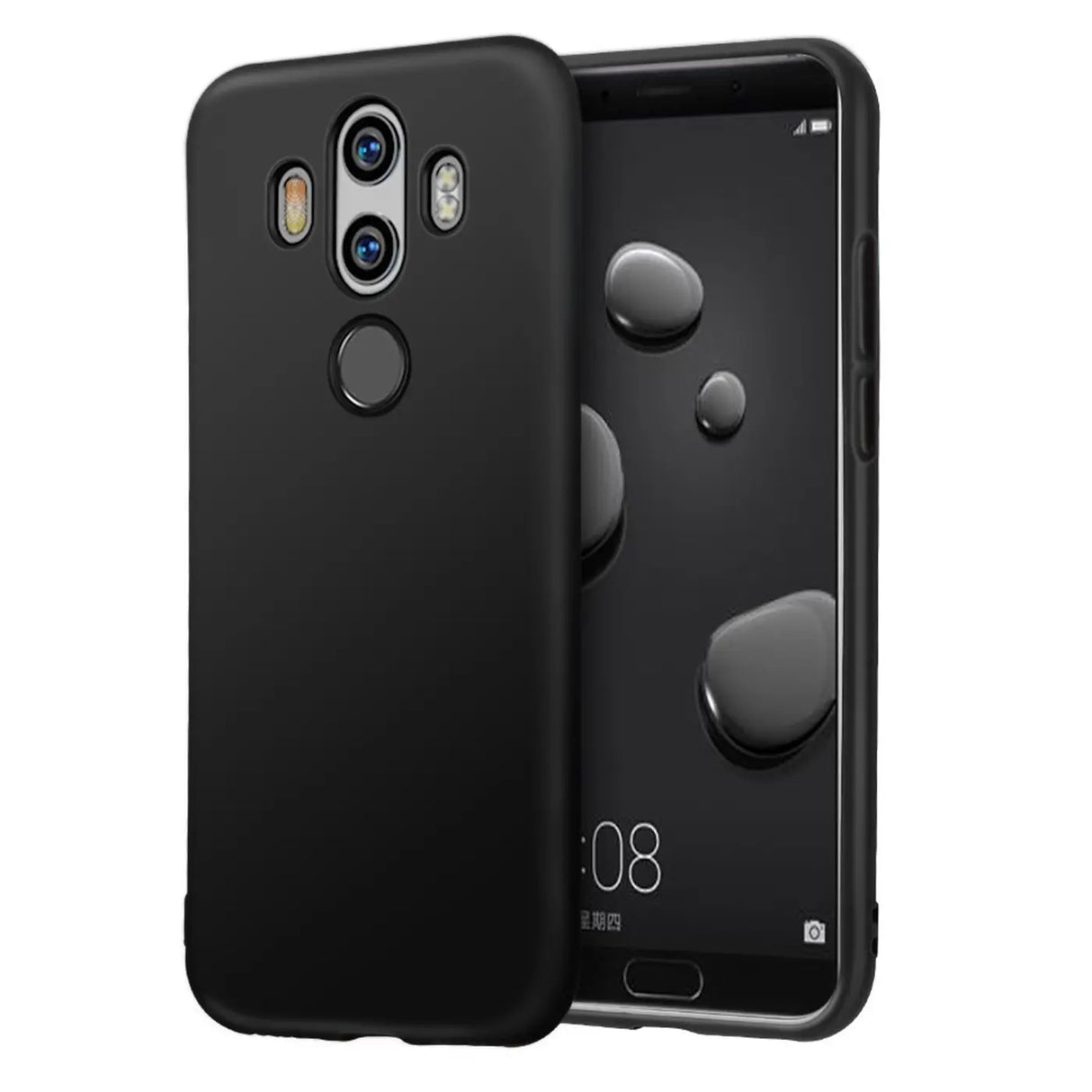 Flexible und sichere TPU Handyhülle für Huawei Mate 10 Pro in Schwarz
