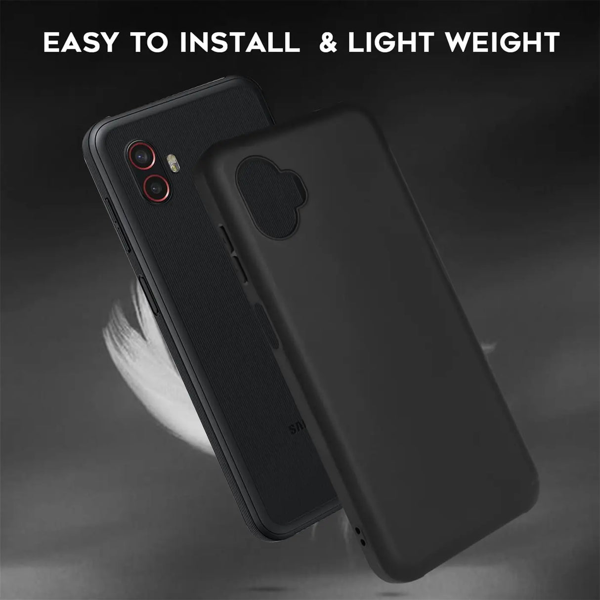 Flexible und sichere TPU Handyhülle für Samsung Galaxy XCover 6 Pro in Schwarz