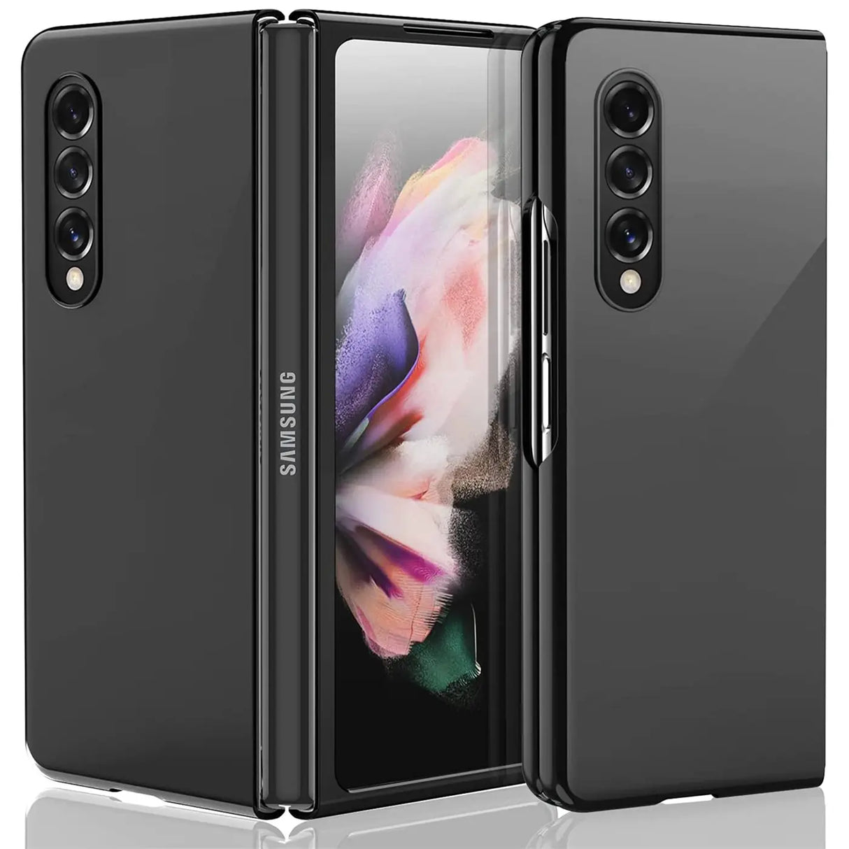 Flexible und sichere TPU Handyhülle für Samsung Galaxy Z FOLD 3 in Schwarz