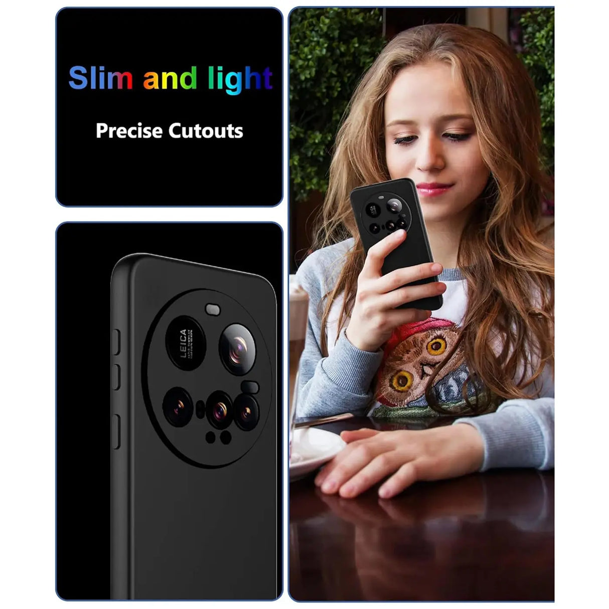 Flexible und sichere TPU Handyhülle für Xiaomi 15 Ultra in Schwarz