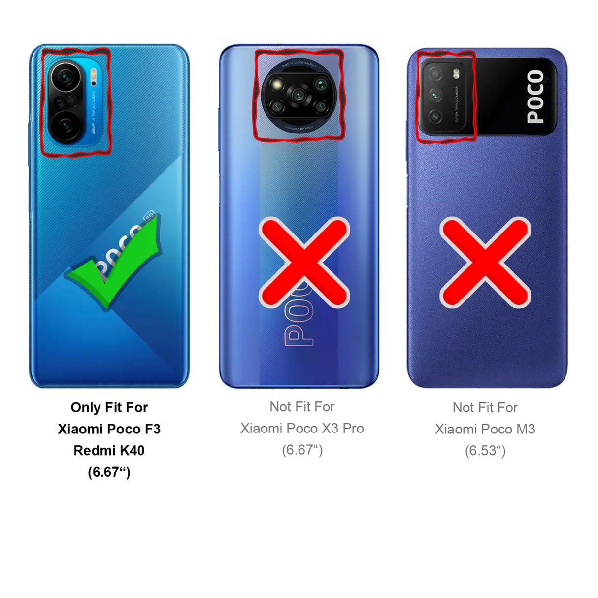 Flexible und sichere TPU Handyhülle für Xiaomi Poco F3 / Mi 11i in Schwarz