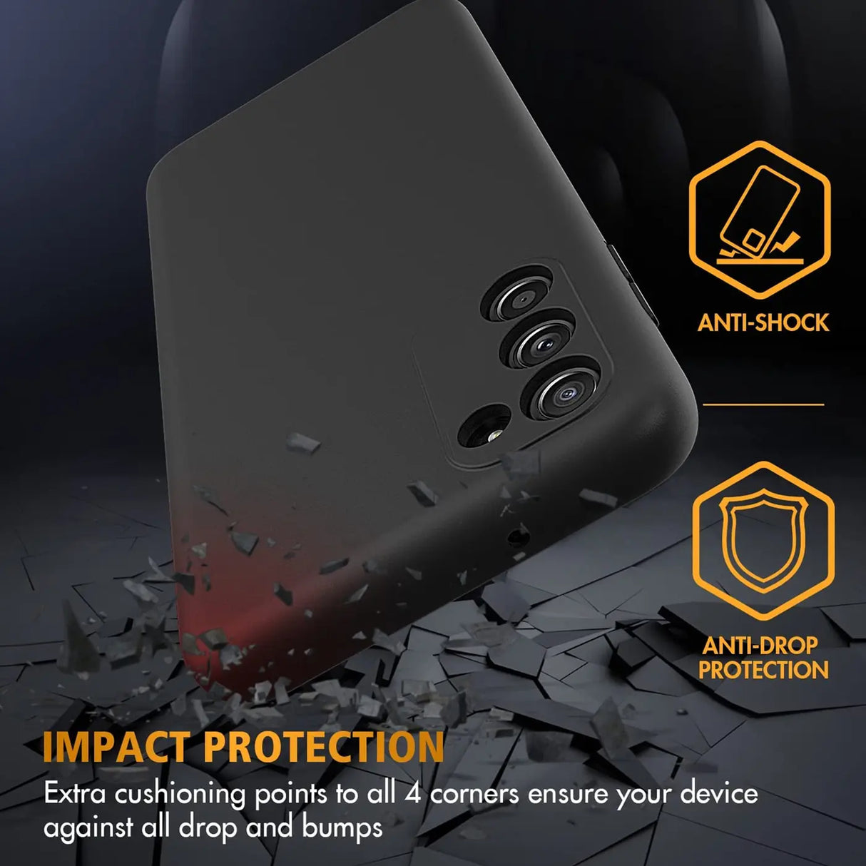 Flexible und sichere TPU Handyhülle für Xiaomi Redmi 15 4G/5G in Schwarz