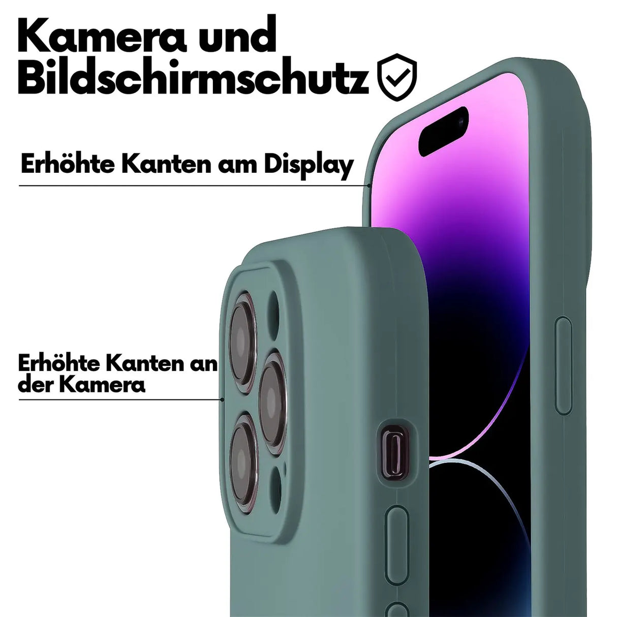 iPhone 12 Pro Max Handyhülle mit Umhängeband und stoßdämpfender Konstruktion