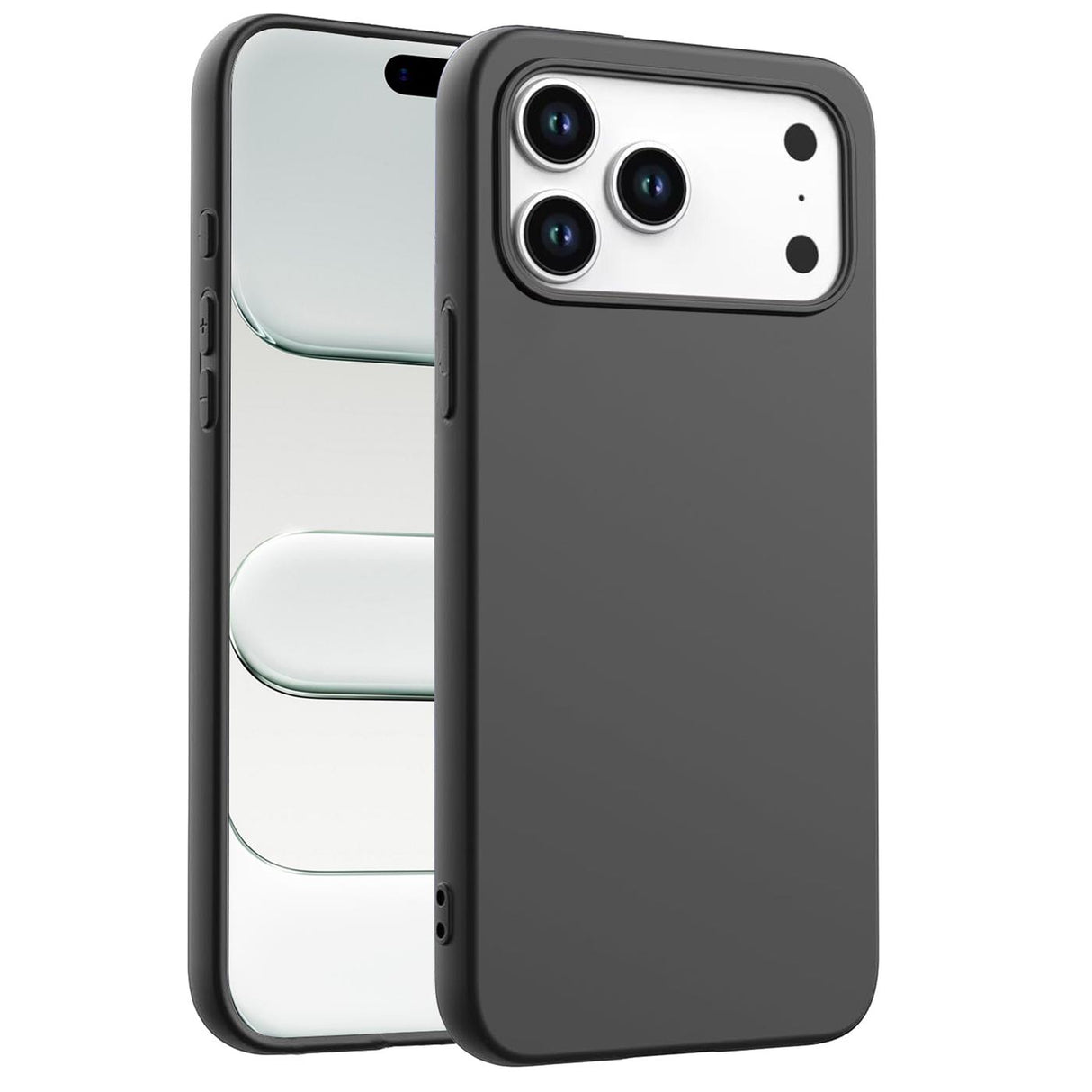 iPhone 18 Pro - Silikon Hülle Farbig Mikrofaser