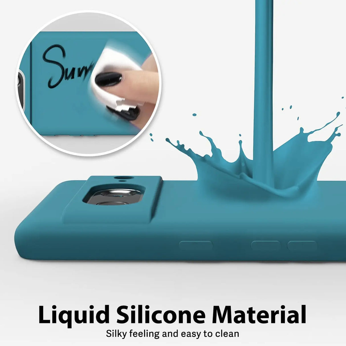 Stoßdämpfende und langlebige Silikon Handyhülle für Google Pixel 8