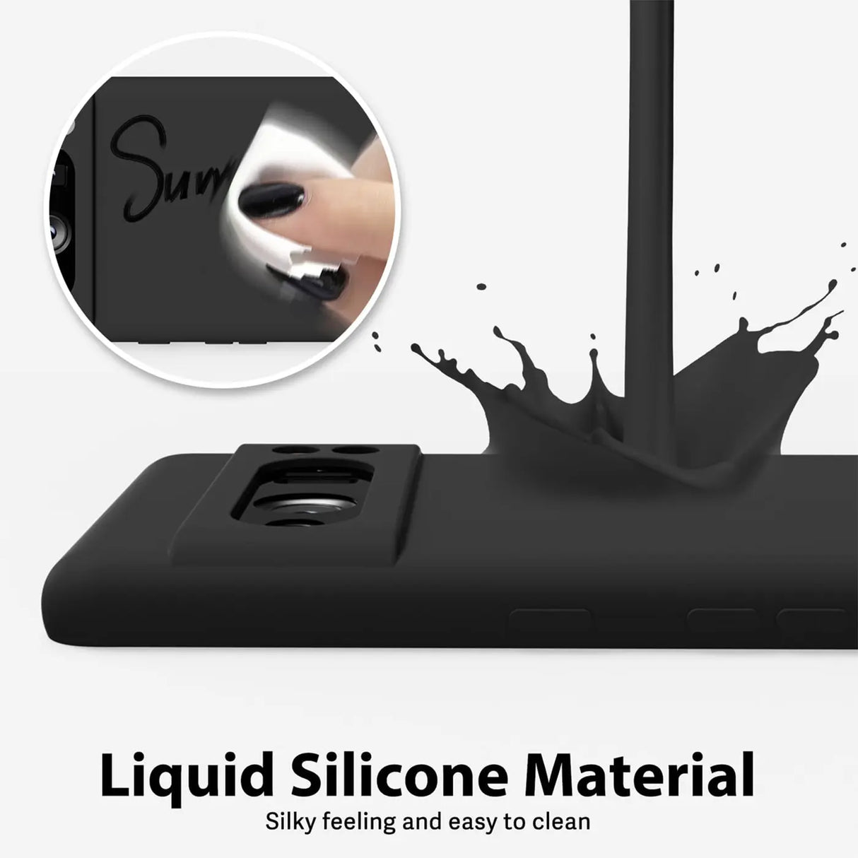 Stoßdämpfende und langlebige Silikon Handyhülle für Google Pixel 8 Pro