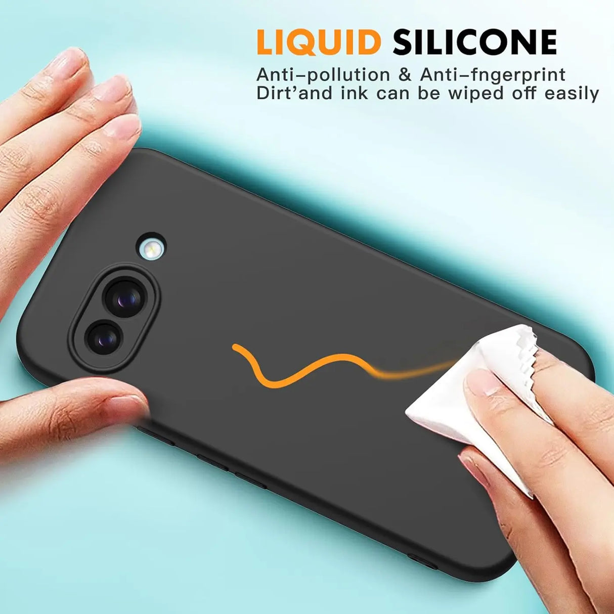 Stoßdämpfende und langlebige Silikon Handyhülle für Google Pixel 9a