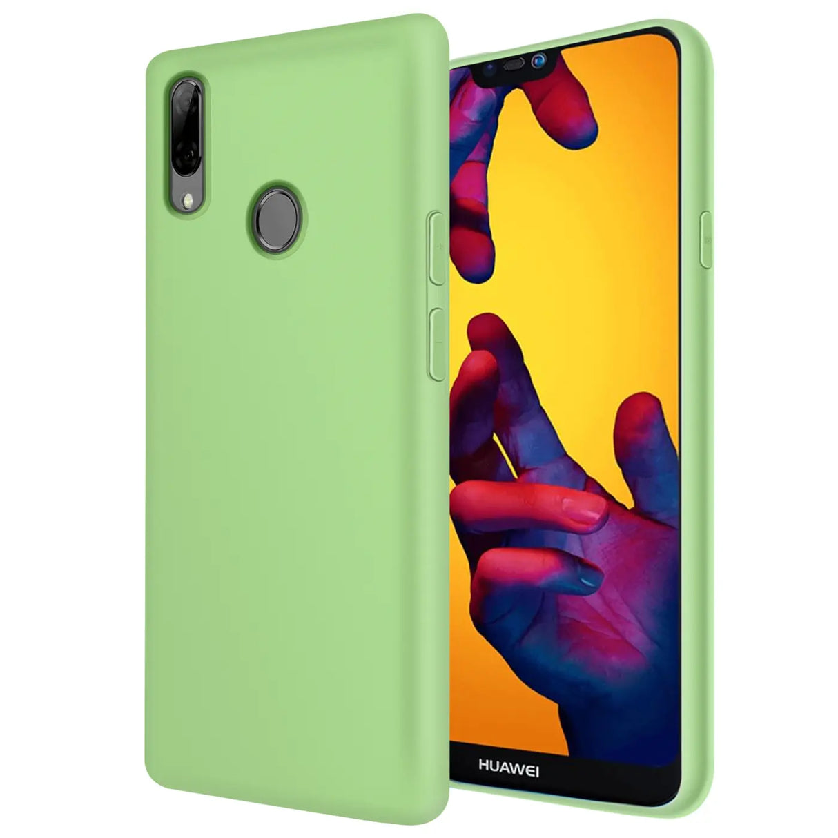 Stoßdämpfende und langlebige Silikon Handyhülle für Huawei P20 Lite