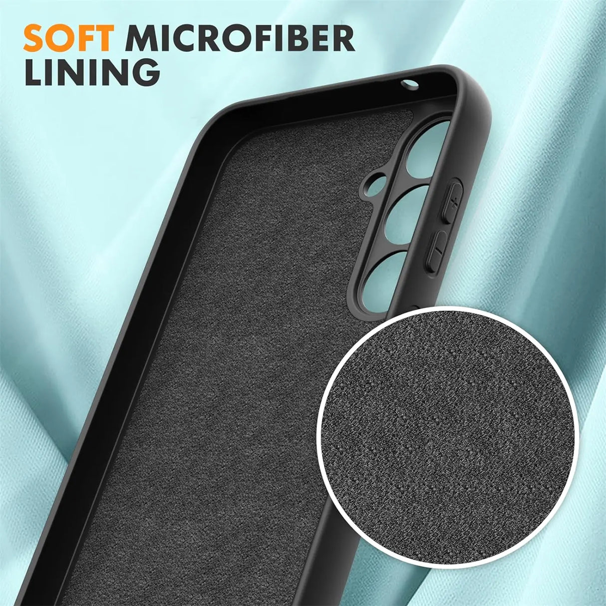 Stoßdämpfende und langlebige Silikon Handyhülle für Samsung Galaxy A15 4G / 5G