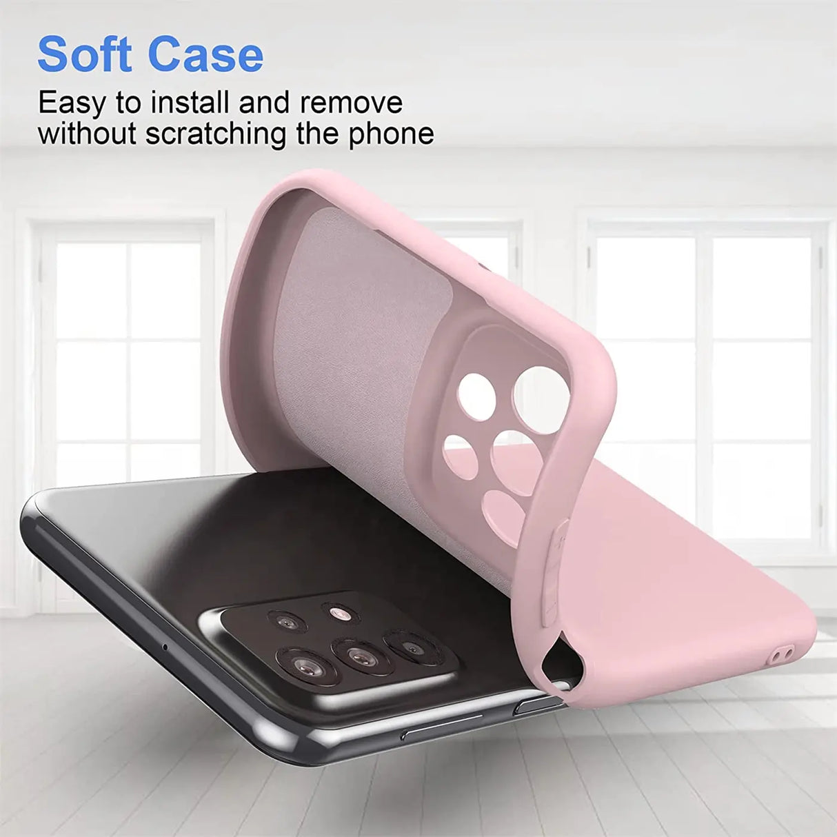 Stoßdämpfende und langlebige Silikon Handyhülle für Samsung Galaxy A23 5G