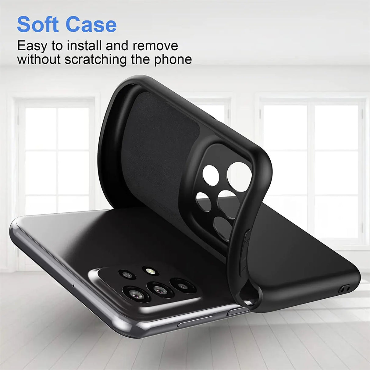 Stoßdämpfende und langlebige Silikon Handyhülle für Samsung Galaxy A23 5G