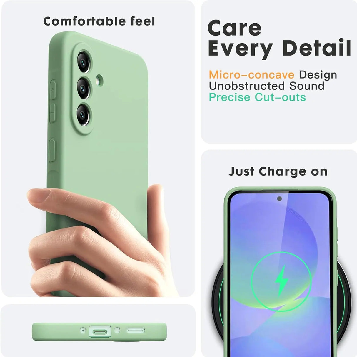 Stoßdämpfende und langlebige Silikon Handyhülle für Samsung Galaxy A36 5G