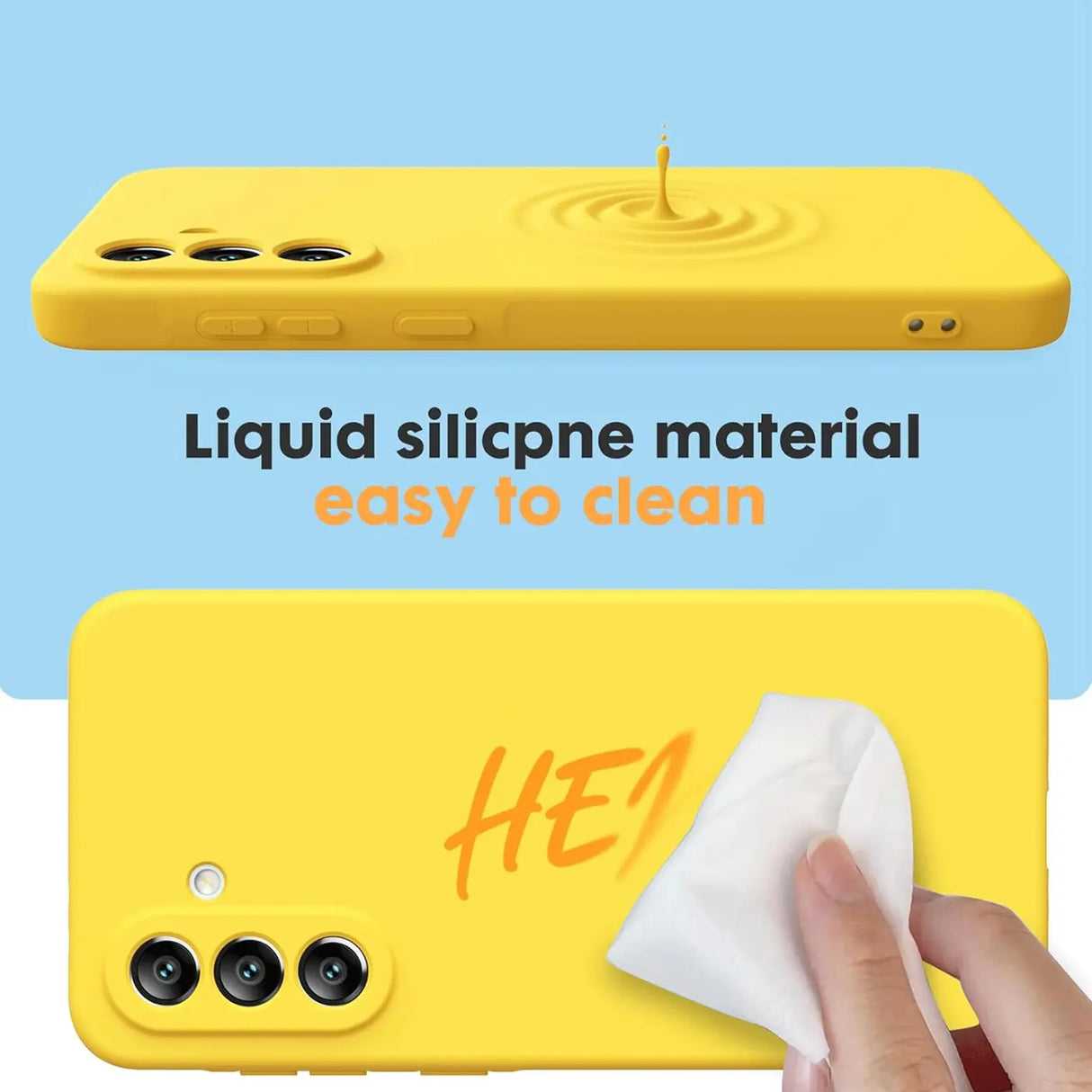 Stoßdämpfende und langlebige Silikon Handyhülle für Samsung Galaxy A56 5G