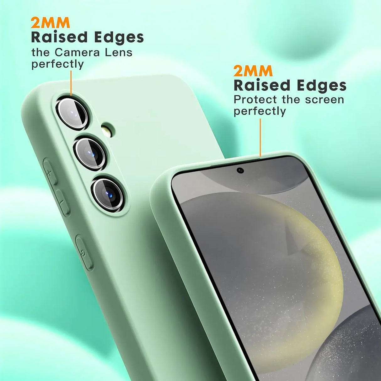 Stoßdämpfende und langlebige Silikon Handyhülle für Samsung Galaxy S24 FE