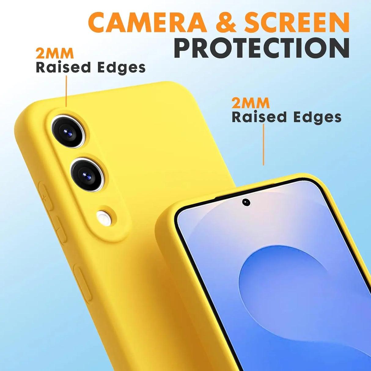 Stoßdämpfende und langlebige Silikon Handyhülle für Samsung Galaxy S25 Edge