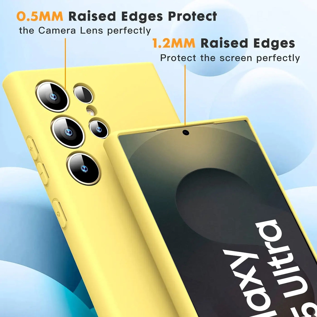 Stoßdämpfende und langlebige Silikon Handyhülle für Samsung Galaxy S25 Ultra