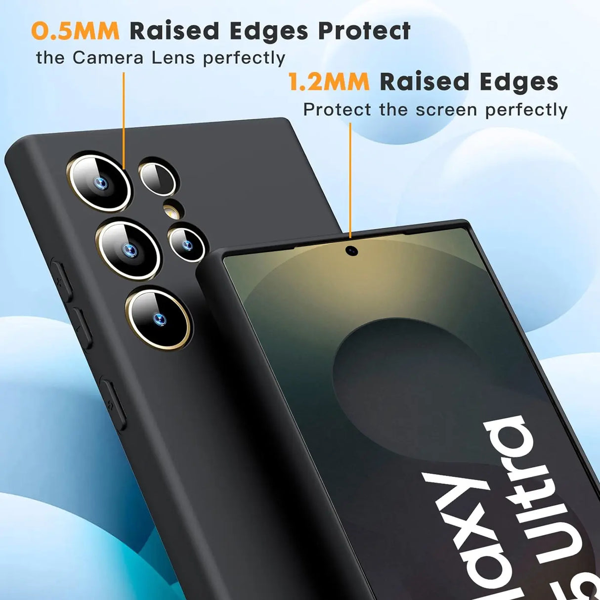 Stoßdämpfende und langlebige Silikon Handyhülle für Samsung Galaxy S25 Ultra