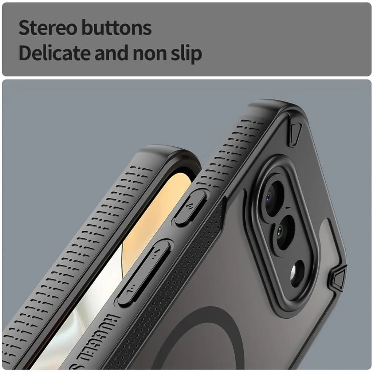 Stoßfeste, MagSafe-kompatible Handyhülle mit halbtransparenter Rückseite für Google Pixel 9a