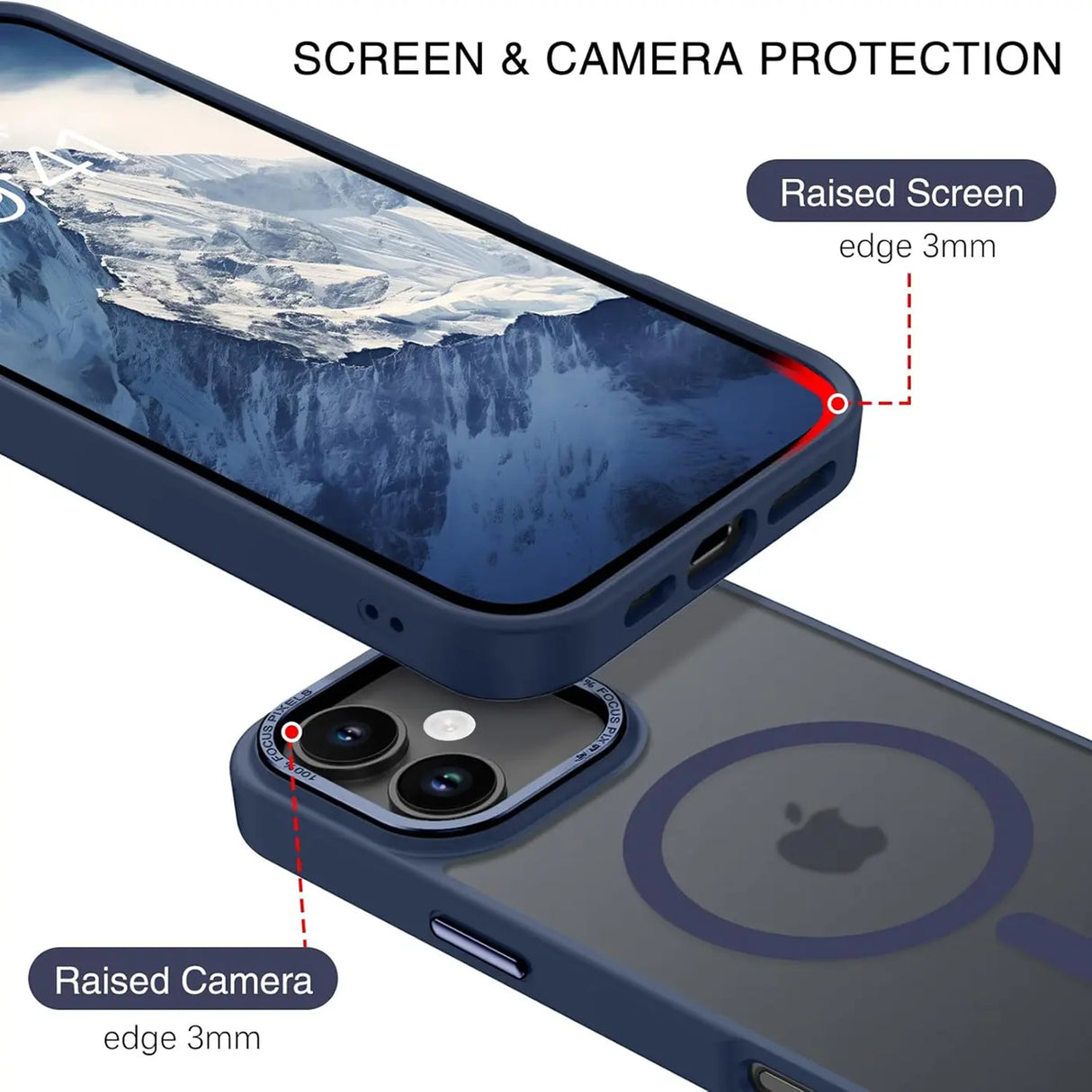 iPhone 17 Hülle mit MagSafe, stoßabsorbierendem Material, erhöhtem Kameraschutz und schlankem Frame-Design in verschiedenen Farben