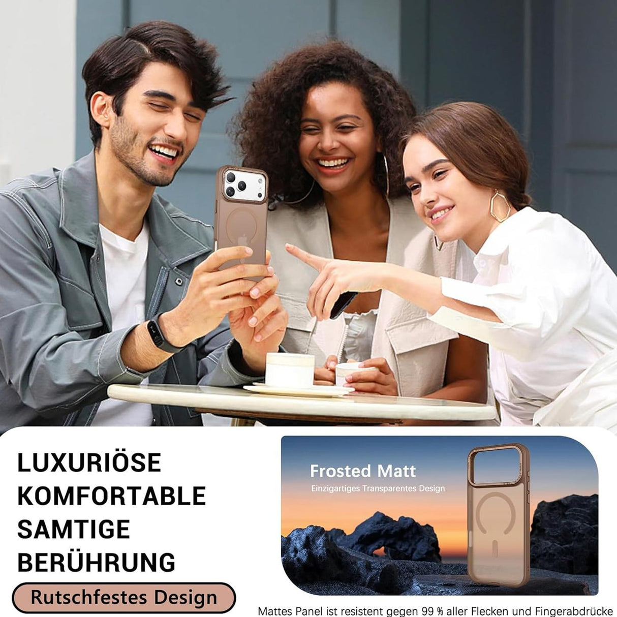 iPhone 18 Pro - MagSafe Hülle Matt Transparent