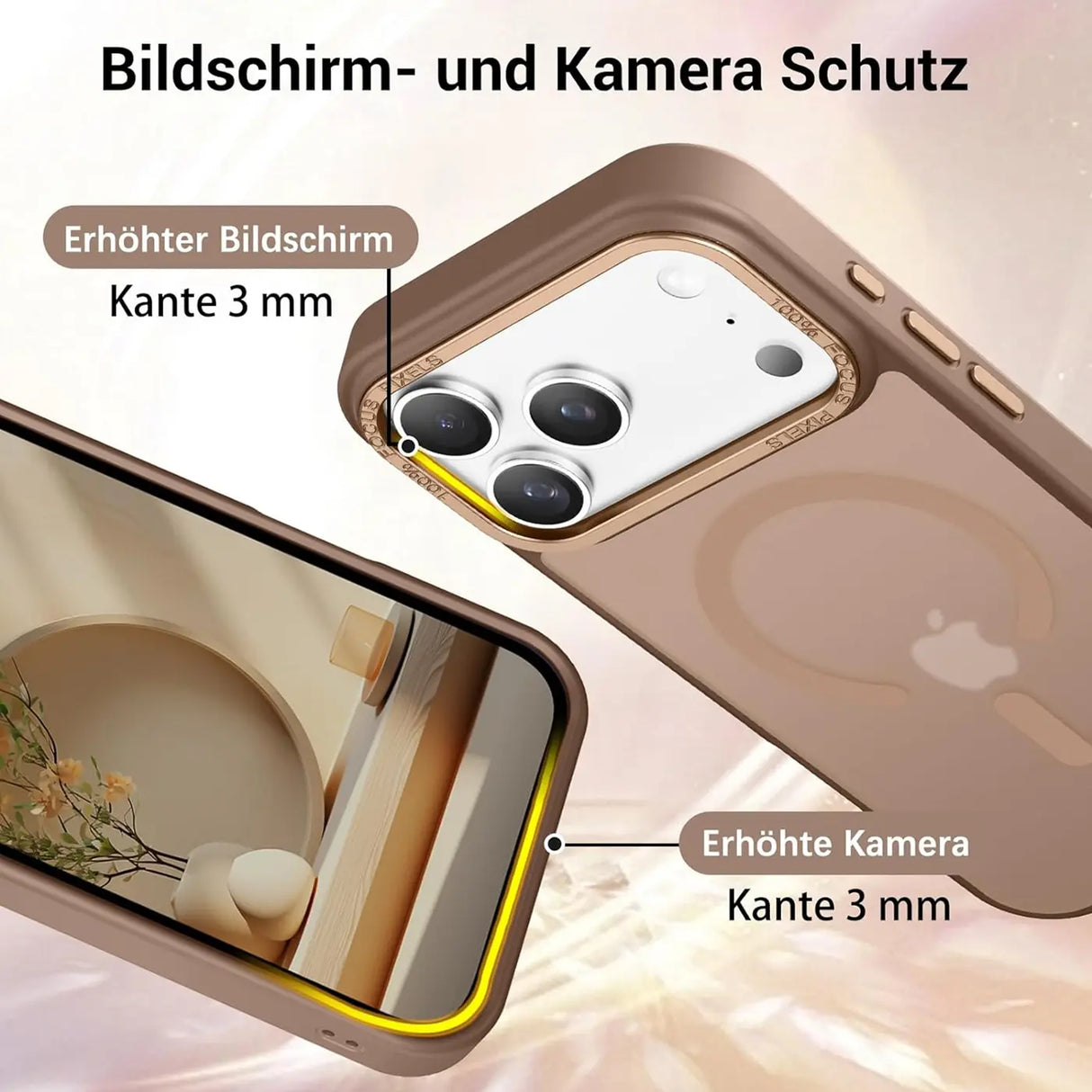 iPhone 17 Pro Max Hülle mit MagSafe, stoßabsorbierendem Material, erhöhtem Kameraschutz und schlankem Frame-Design in verschiedenen Farben