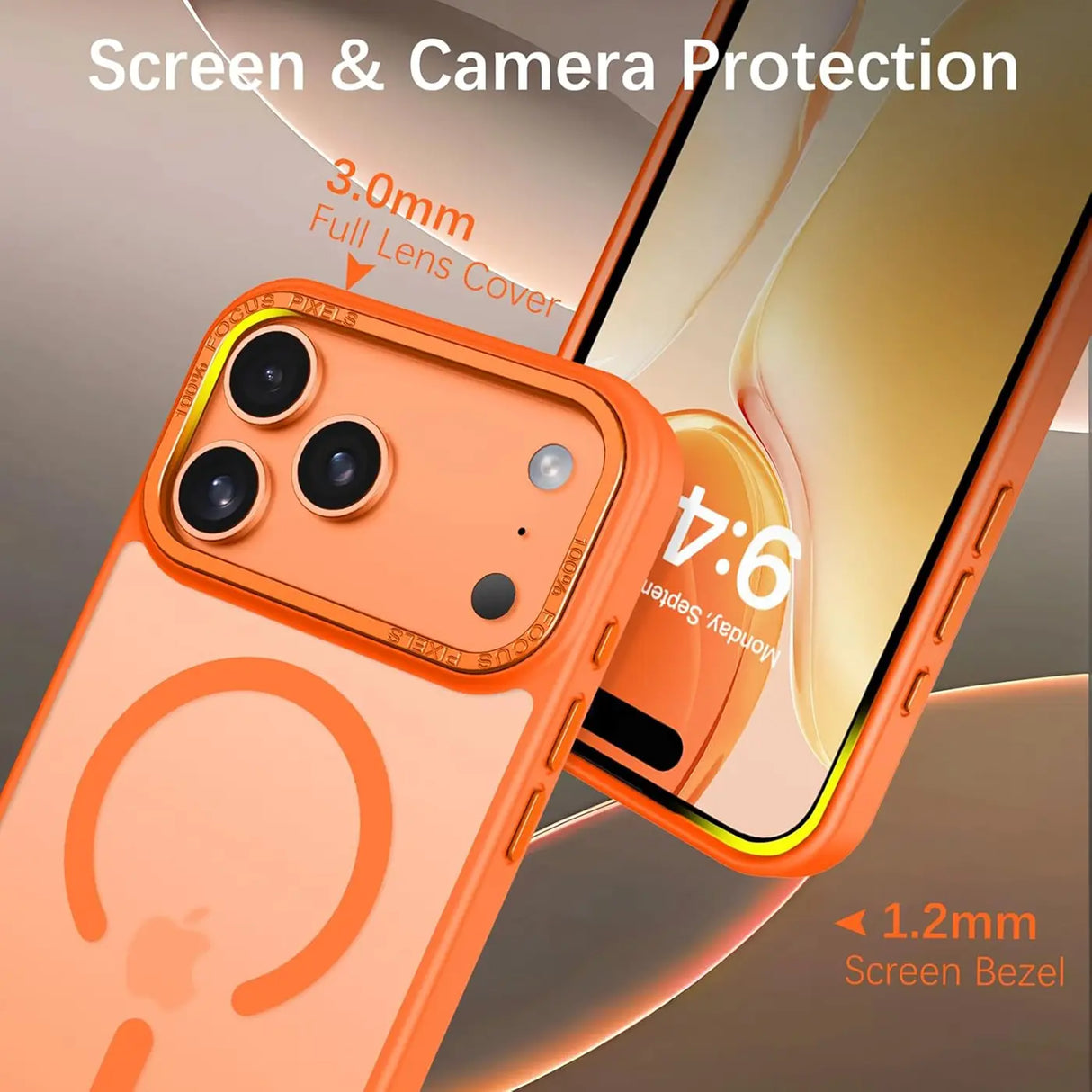 iPhone 17 Pro Hülle mit MagSafe, stoßabsorbierendem Material, erhöhtem Kameraschutz und schlankem Frame-Design in verschiedenen Farben