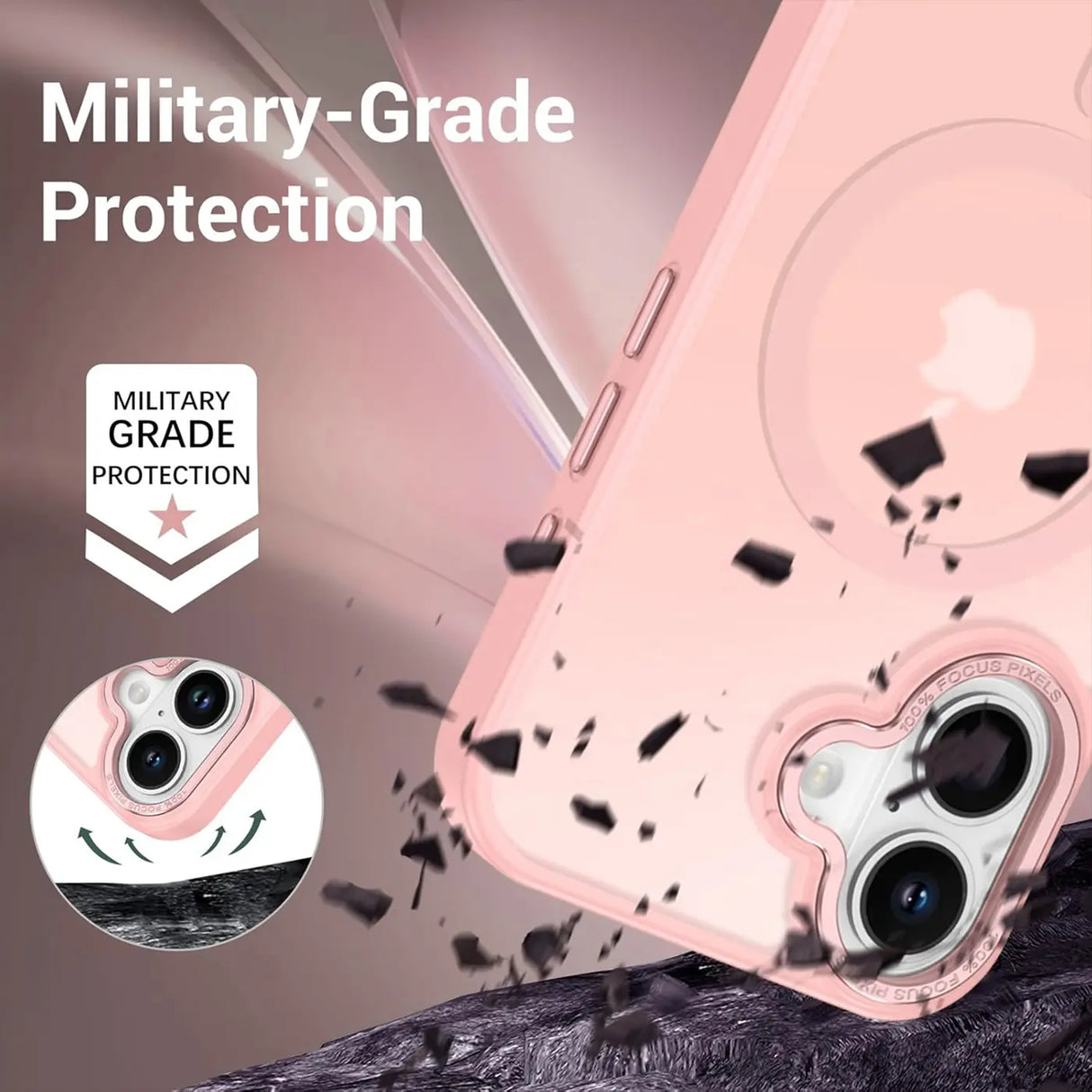 iPhone 17 Hülle mit MagSafe, stoßabsorbierendem Material, erhöhtem Kameraschutz und schlankem Frame-Design in verschiedenen Farben