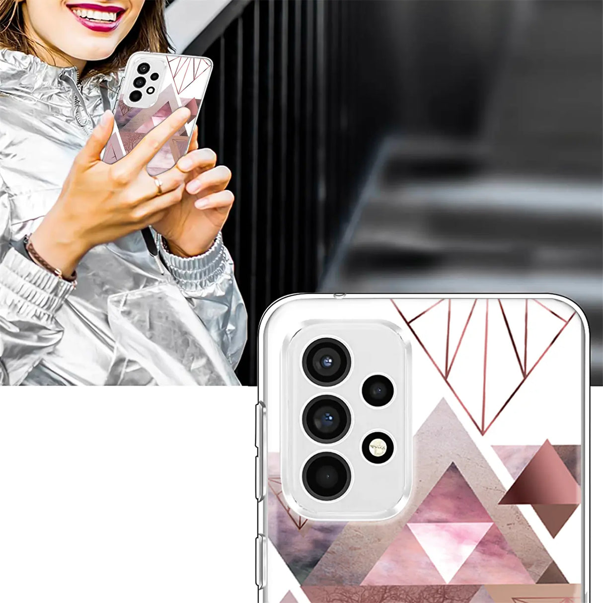 Samsung Galaxy A33 5G Handyhülle mit buntem Motiv, große Auswahl