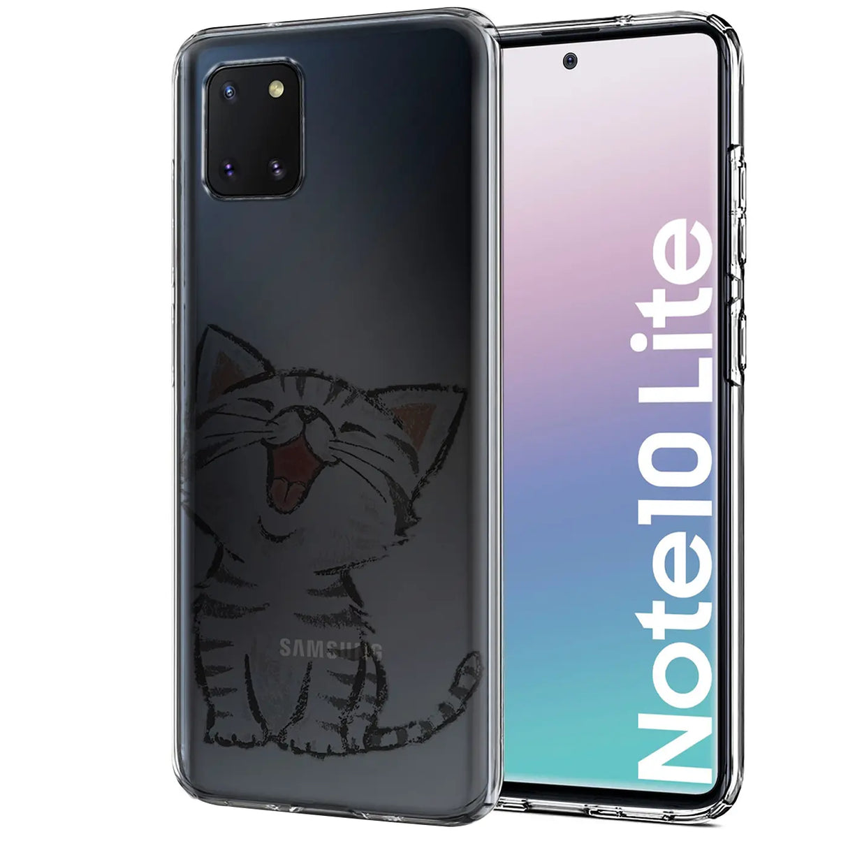 Samsung Galaxy Note 10 Lite Handyhülle mit buntem Motiv, große Auswahl