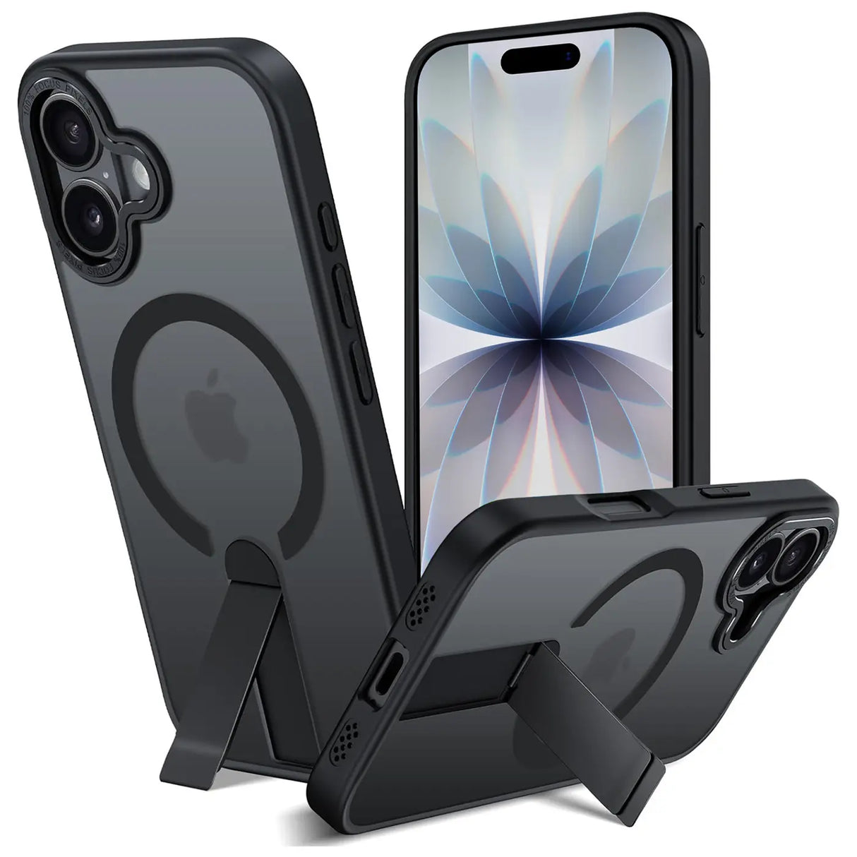 Robuste iPhone 17 Hülle mit integriertem Kickstand, starkem Magnetring für MagSafe und stoßfestem Gehäuse