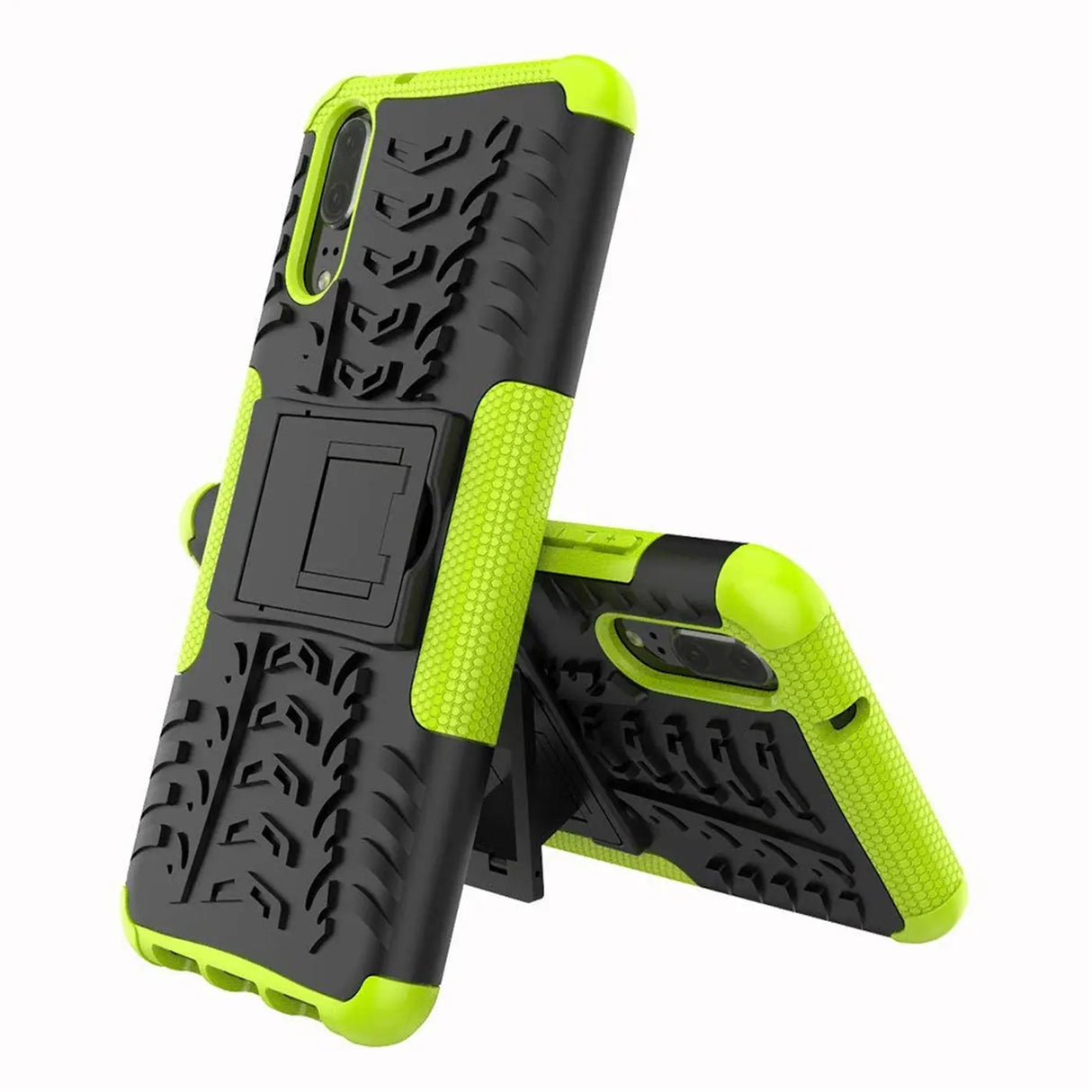 Sturzsichere, robuste Outdoor Handyhülle für Huawei P20 in Grün