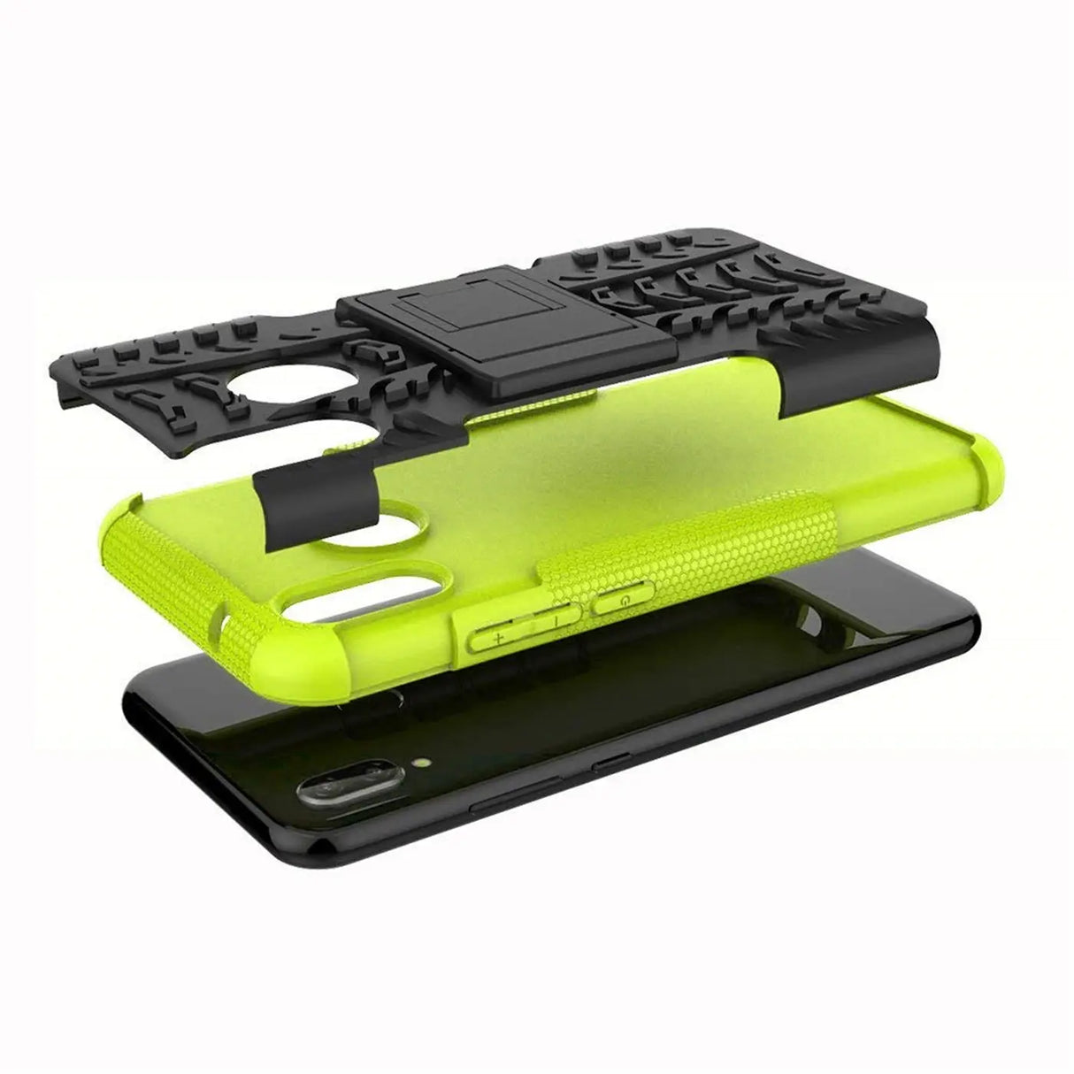 Sturzsichere, robuste Outdoor Handyhülle für Huawei P20 Lite in Grün