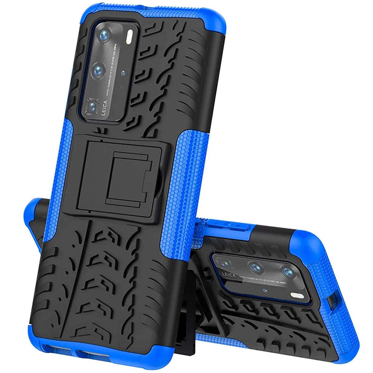 Sturzsichere, robuste Outdoor Handyhülle für Huawei P40 Pro in Blau