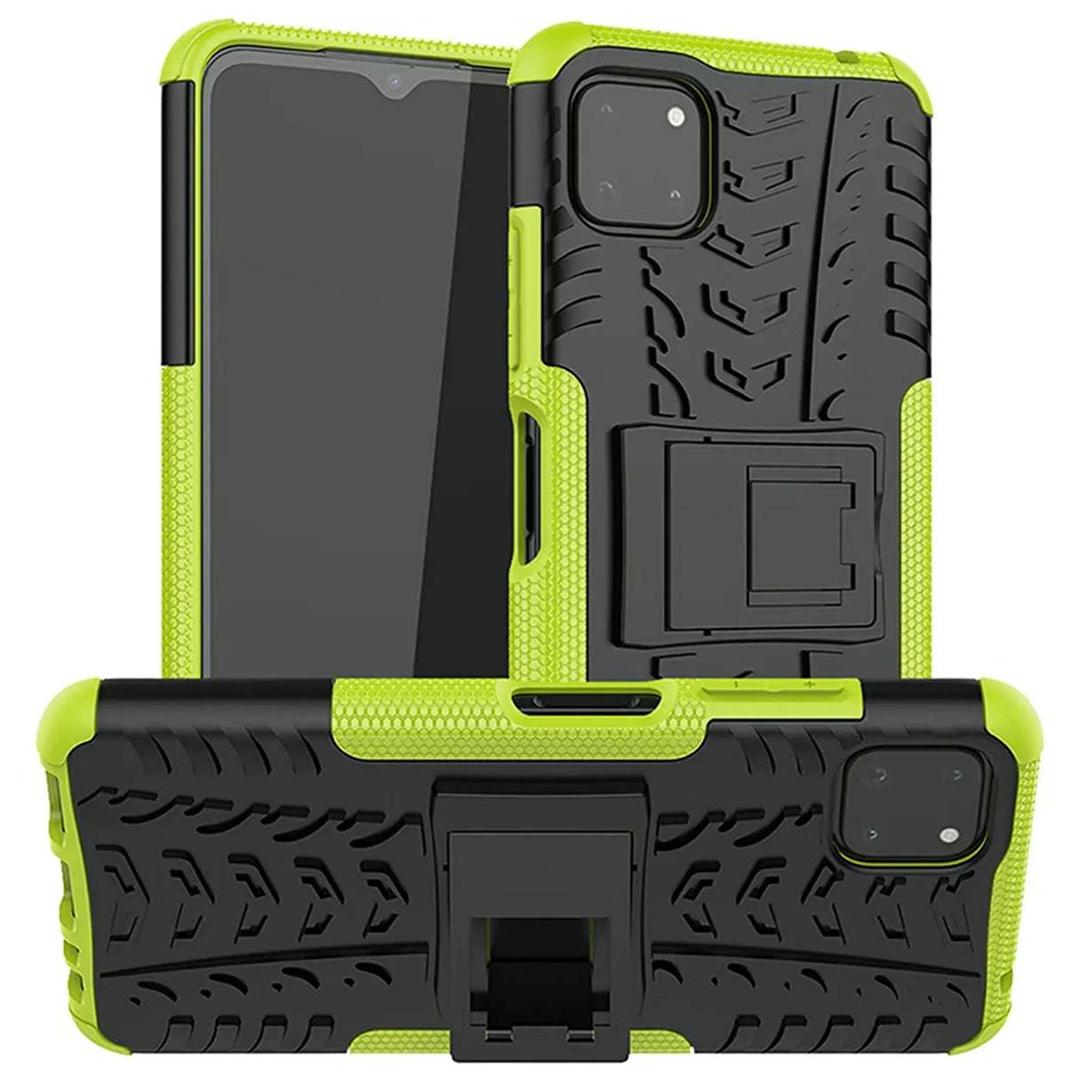 Sturzsichere, robuste Outdoor Handyhülle für Samsung Galaxy A22 5G in Grün