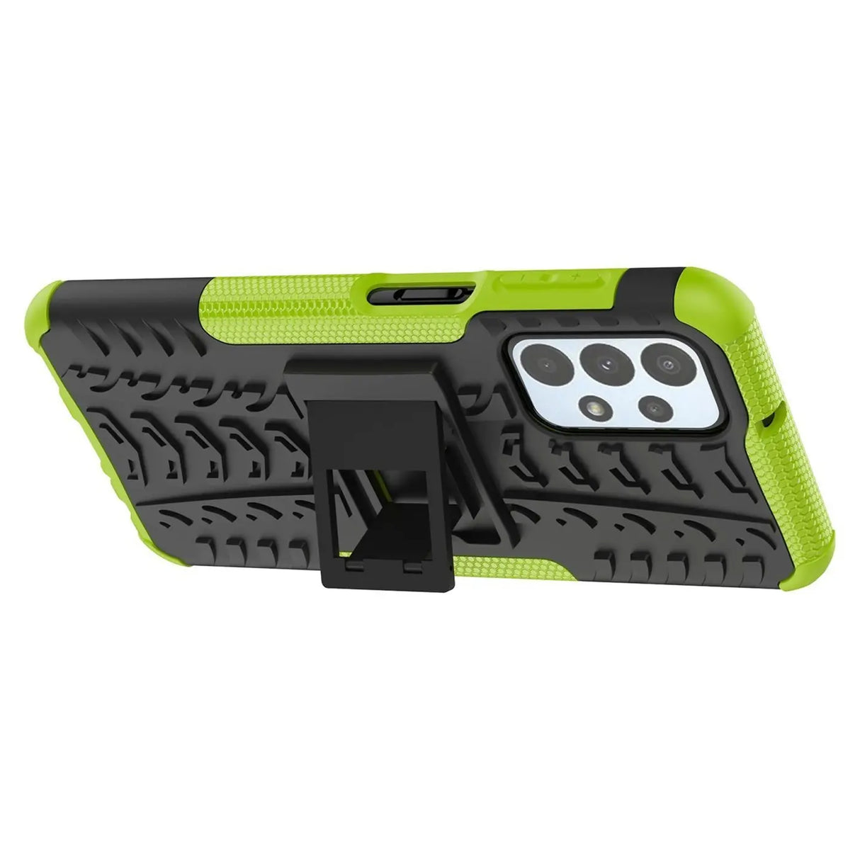 Sturzsichere, robuste Outdoor Handyhülle für Samsung Galaxy A23 5G in Grün