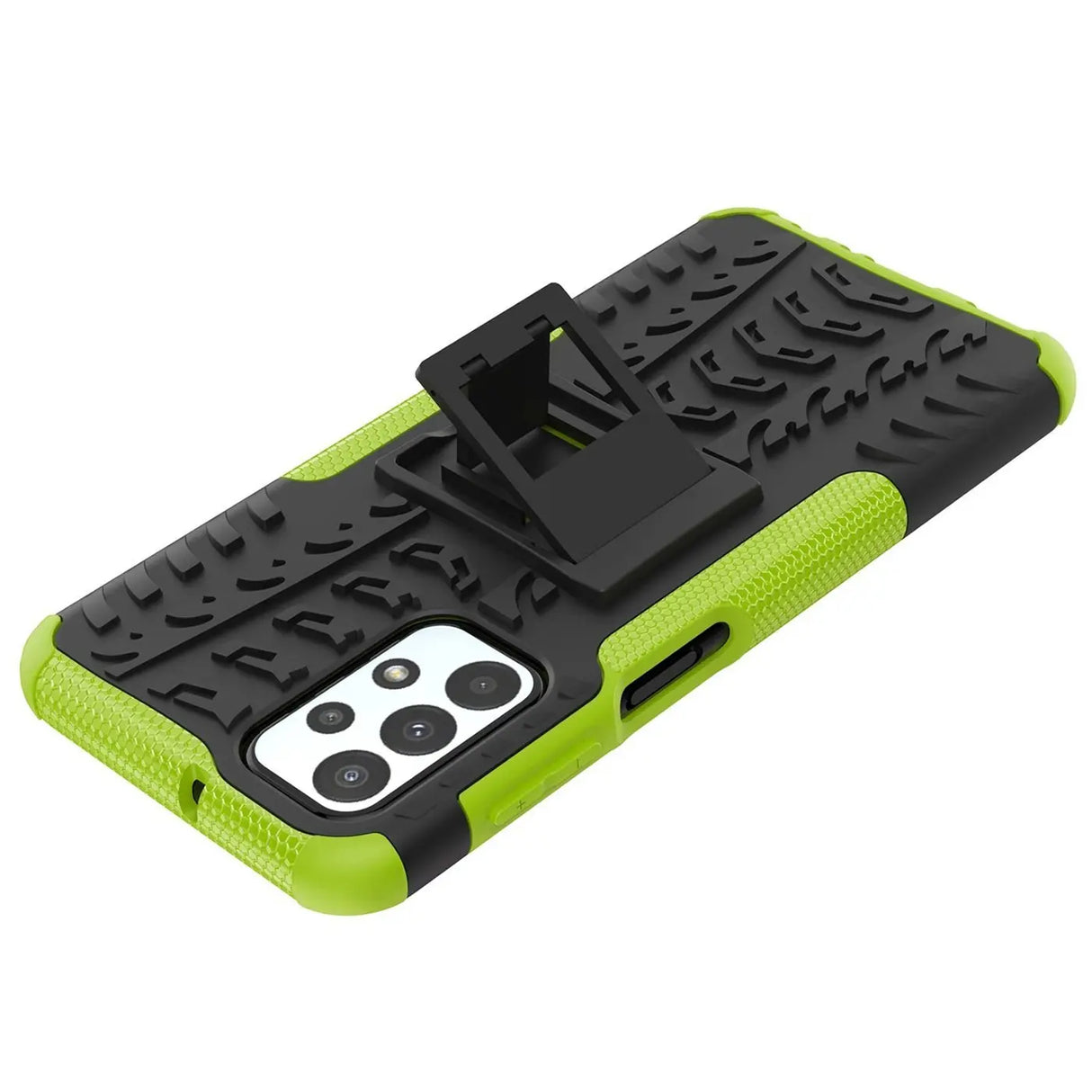 Sturzsichere, robuste Outdoor Handyhülle für Samsung Galaxy A23 5G in Grün