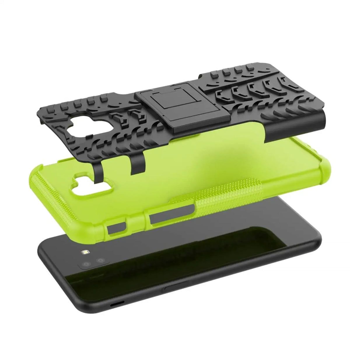 iPhone 11 Pro Max Klapphülle in Grün mit Kartenfächern und Schutz