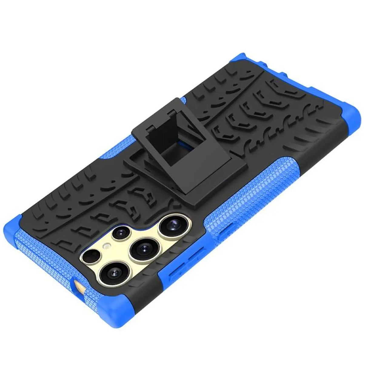 Sturzsichere, robuste Outdoor Handyhülle für Samsung Galaxy S24 Ultra in Blau