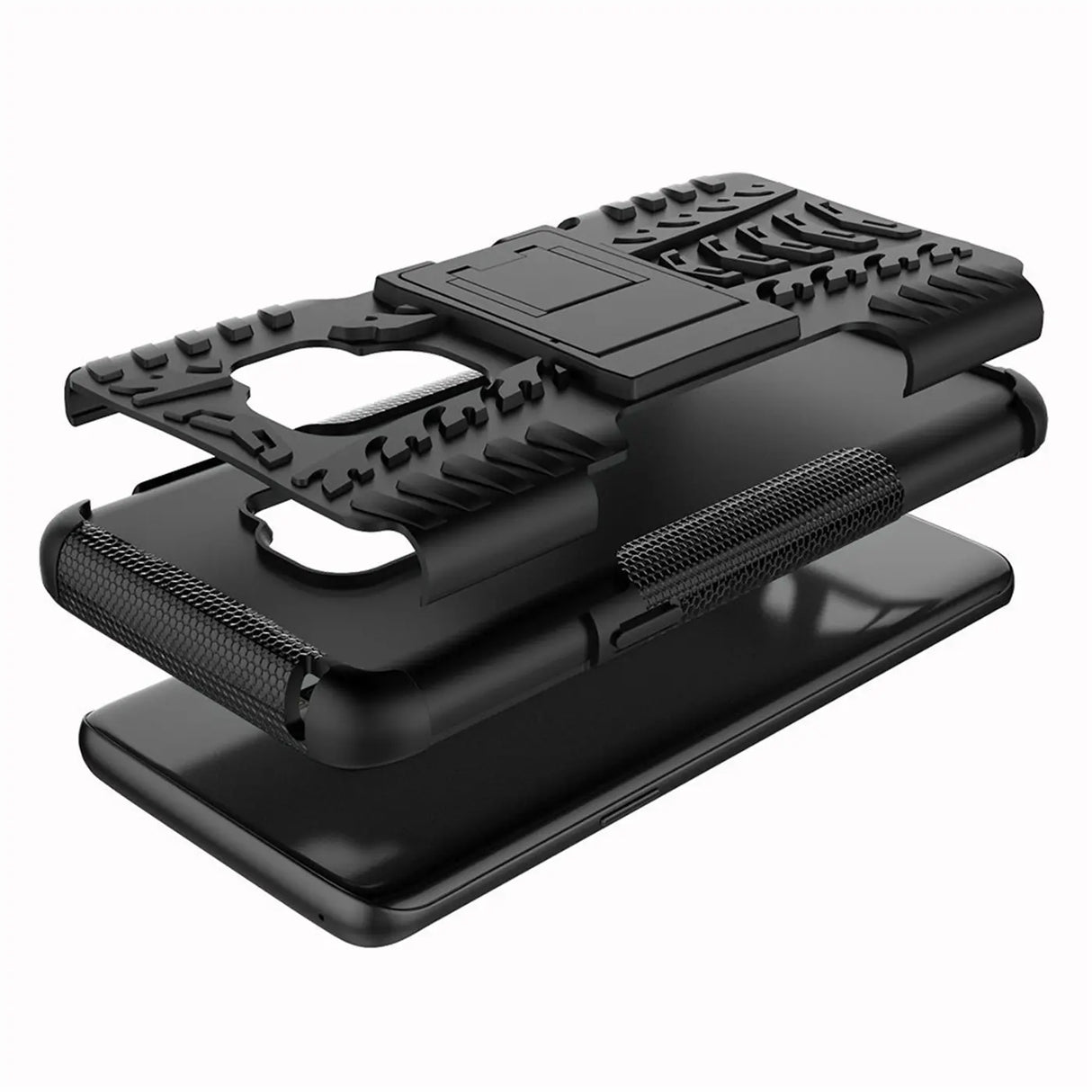 Sturzsichere, robuste Outdoor Handyhülle für Samsung Galaxy S9 in Schwarz