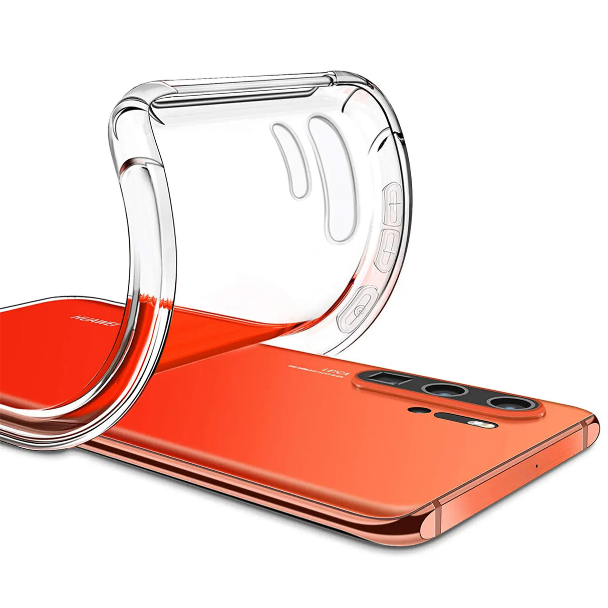 Stoßdämpfende, durchsichtige Handyhülle für Huawei P30 Pro