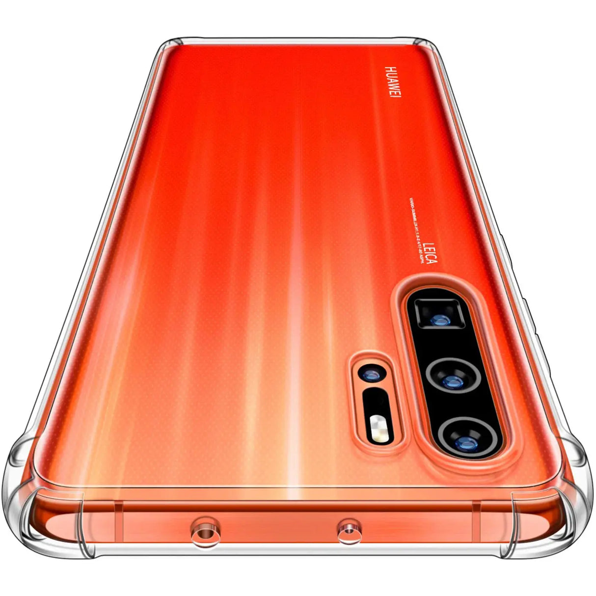 Stoßdämpfende, durchsichtige Handyhülle für Huawei P30 Pro