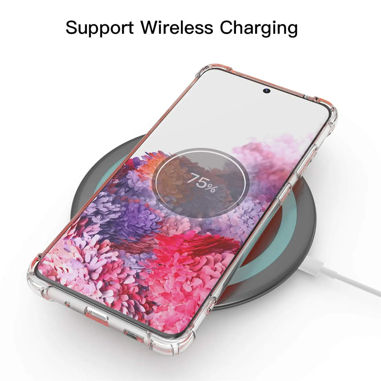 Stoßdämpfende, durchsichtige Handyhülle für Samsung Galaxy S20 Ultra